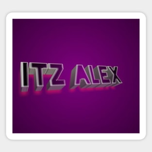 Support for Itz Alex Sticker